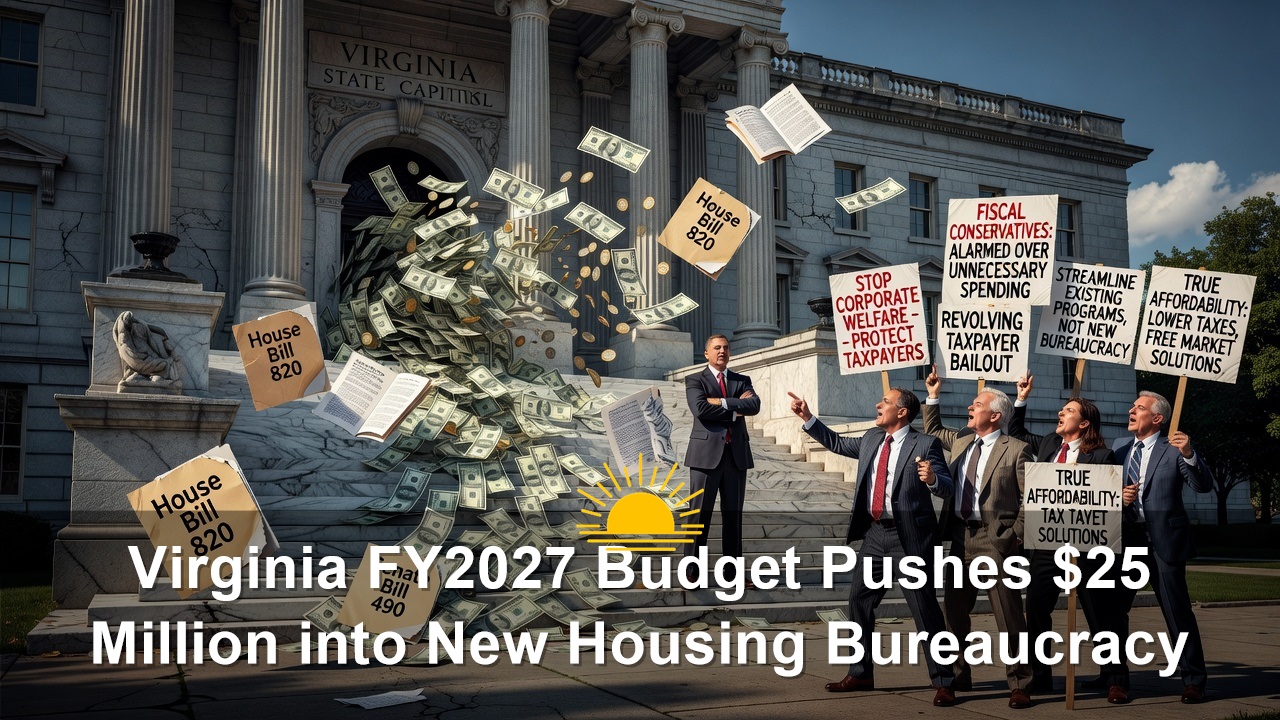 Virginia FY2027 Budget Pushes $25 Million into New Housing Bureaucracy