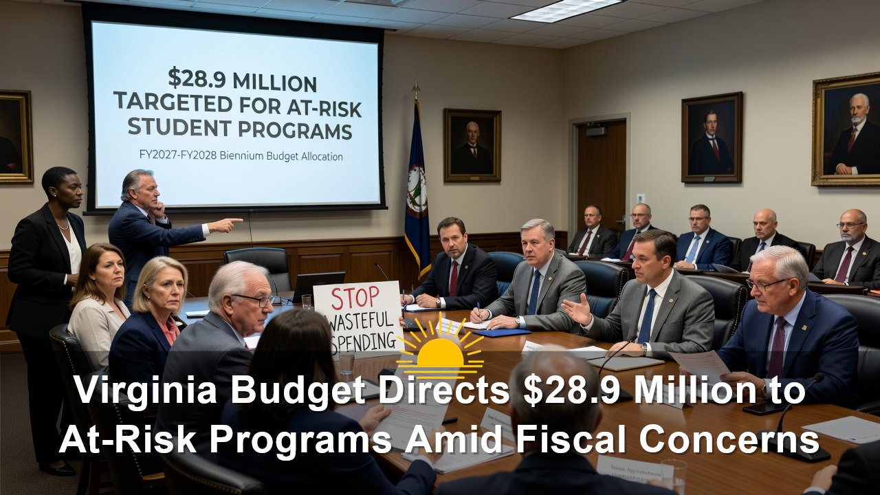 Virginia Budget Directs $28.9 Million to At-Risk Programs Amid Fiscal Concerns