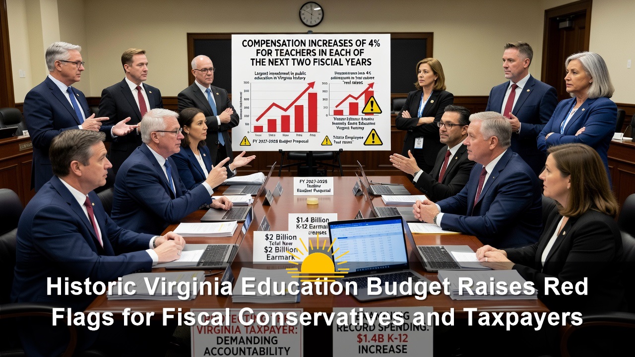 Historic Virginia Education Budget Raises Red Flags for Fiscal Conservatives and Taxpayers