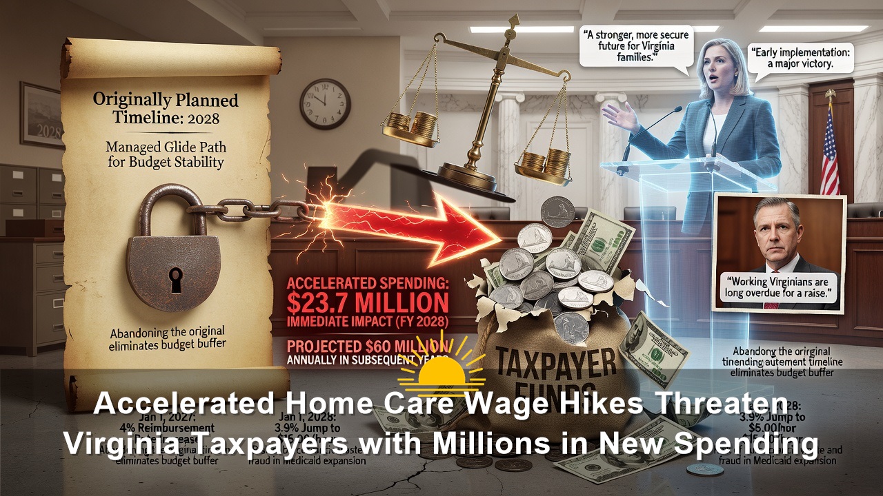 Accelerated Home Care Wage Hikes Threaten Virginia Taxpayers with Millions in New Spending