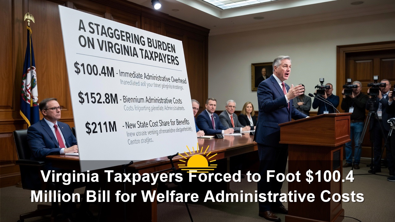 Virginia Taxpayers Forced to Foot $100.4 Million Bill for Welfare Administrative Costs
