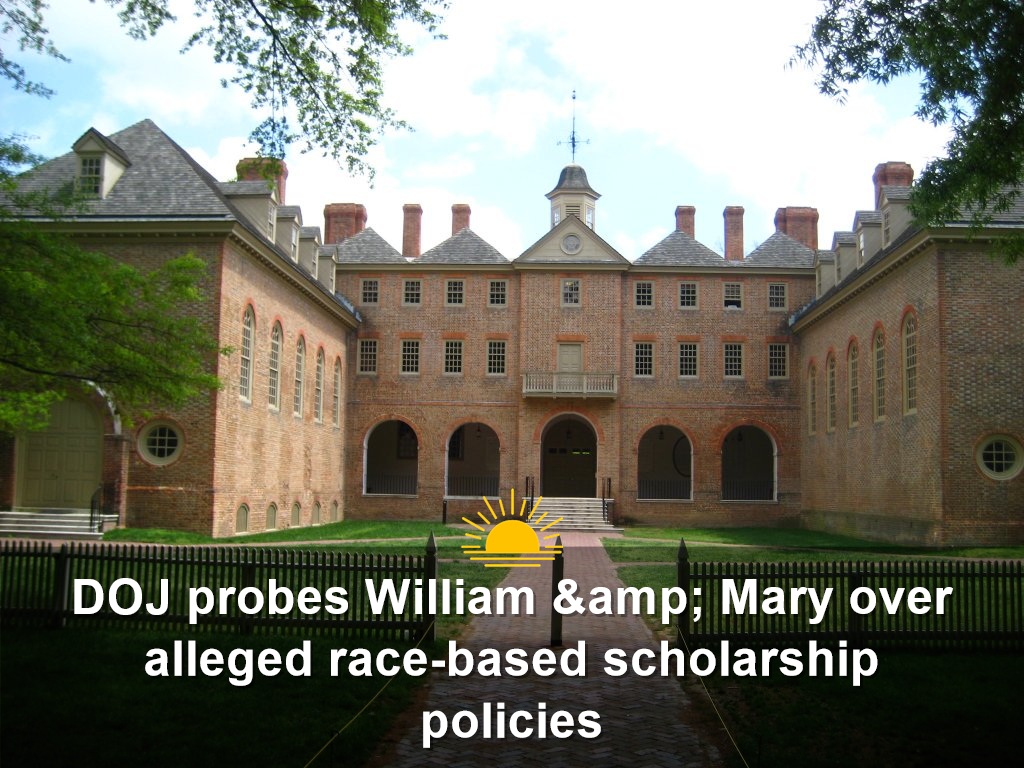 The Wren Building at the College of William and Mary in Williamsburg.(Photo courtesy of NBC12)