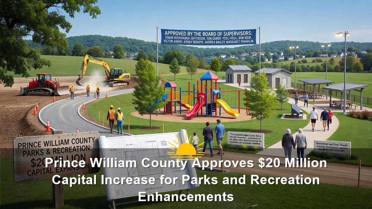 Prince William County Approves $20 Million Capital Increase for Parks and Recreation Enhancements