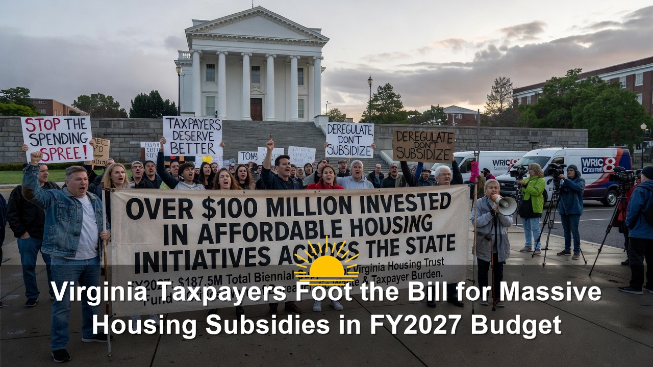 Virginia Taxpayers Foot the Bill for Massive Housing Subsidies in FY2027 Budget