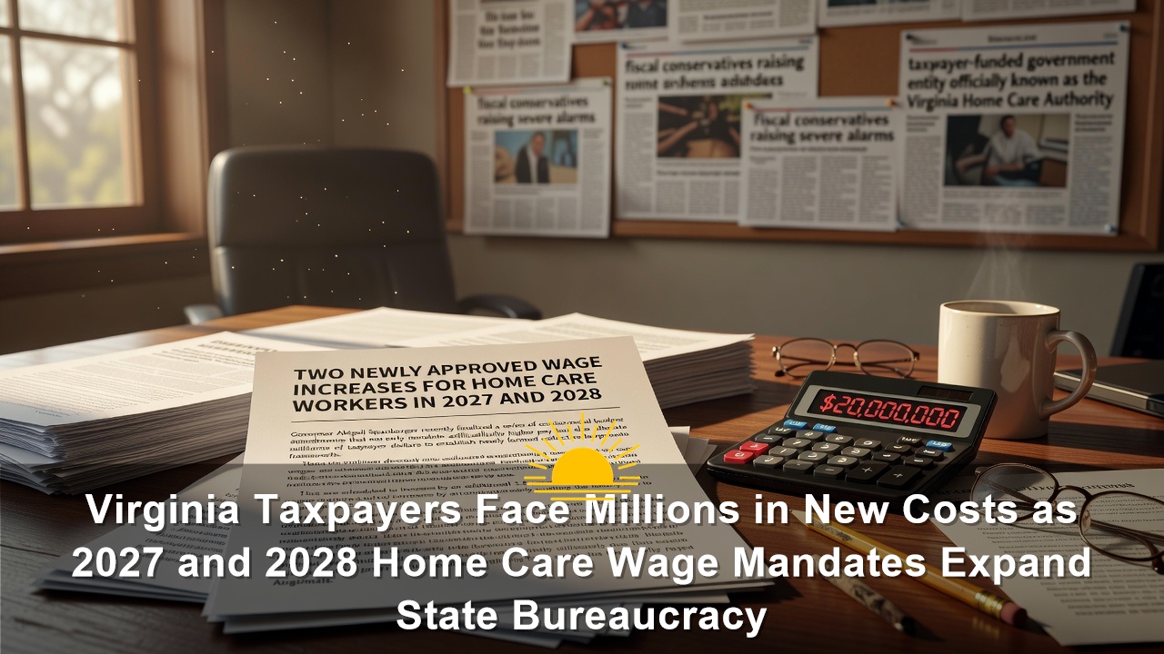 Virginia Taxpayers Face Millions in New Costs as 2027 and 2028 Home Care Wage Mandates Expand State Bureaucracy