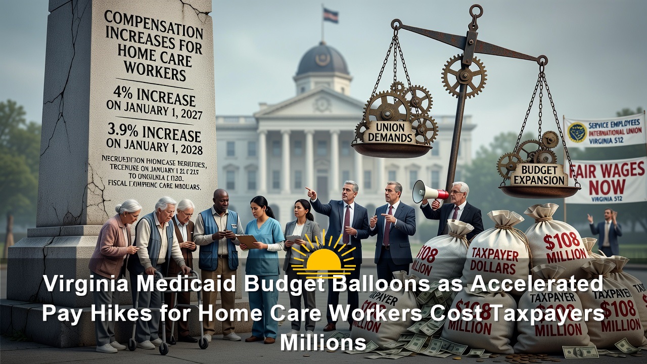 Virginia Medicaid Budget Balloons as Accelerated Pay Hikes for Home Care Workers Cost Taxpayers Millions