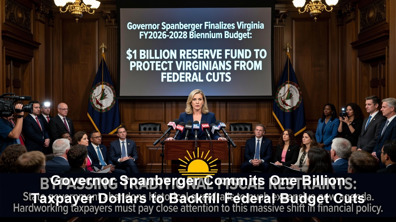 Governor Spanberger Commits One Billion Taxpayer Dollars to Backfill Federal Budget Cuts