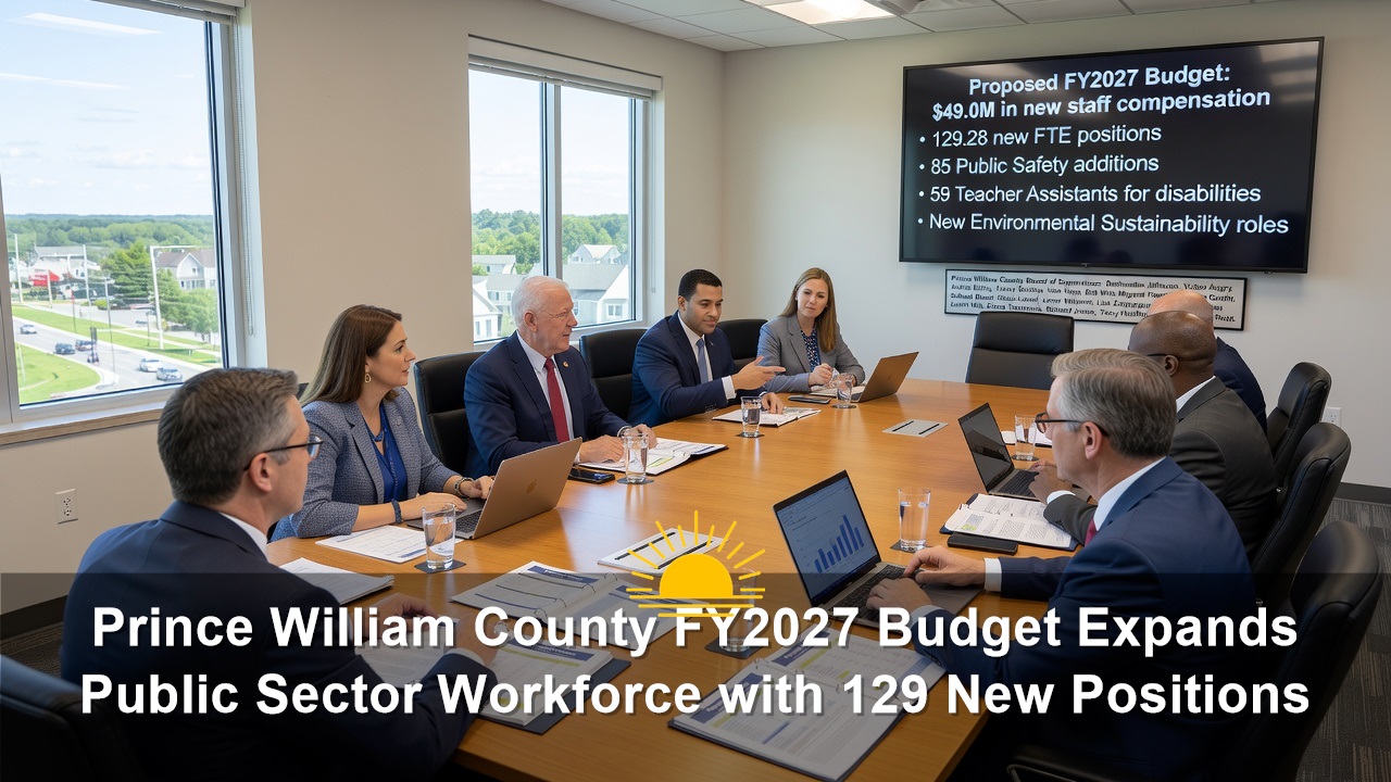 Prince William County FY2027 Budget Expands Public Sector Workforce with 129 New Positions