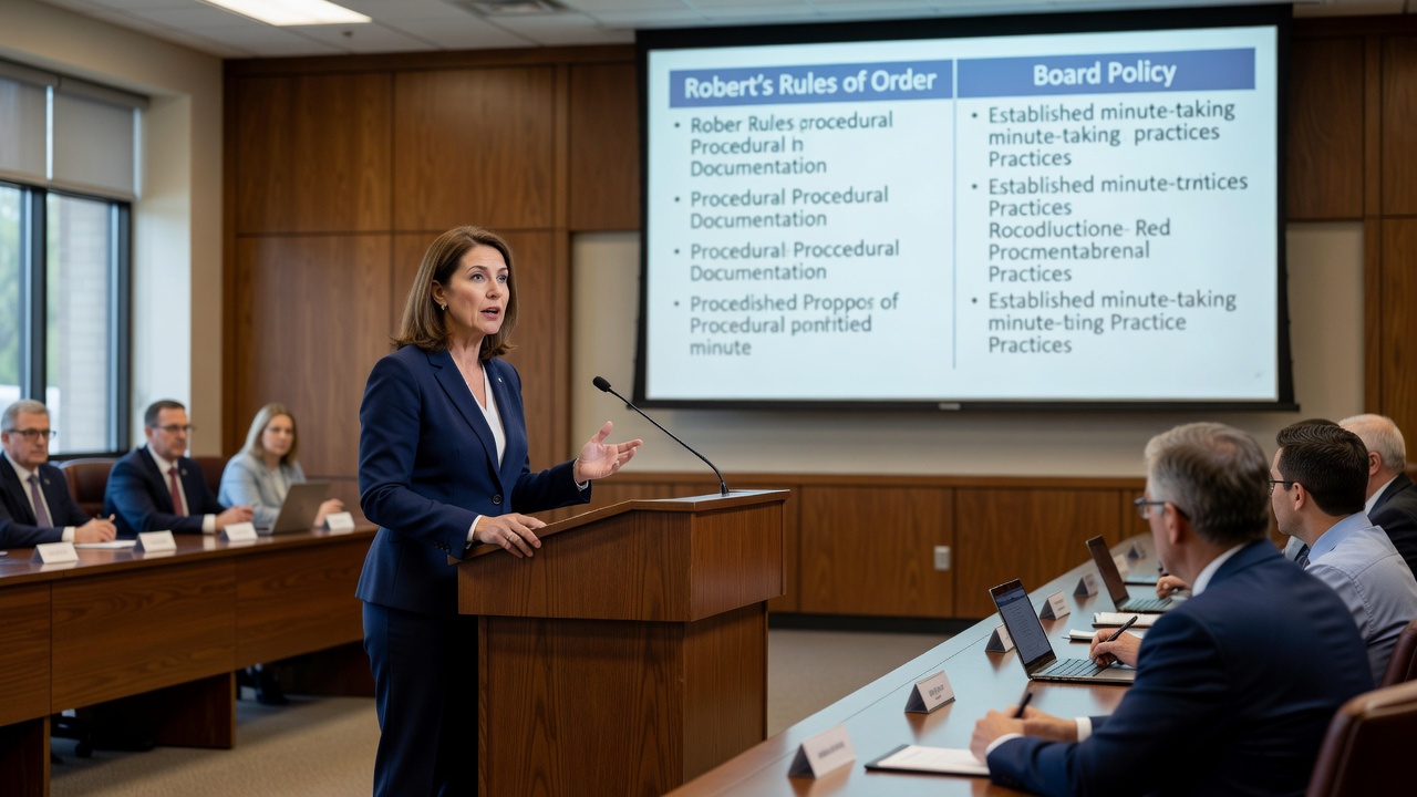 Discussion Emerges on Procedures for Loudoun County School Board Minutes
