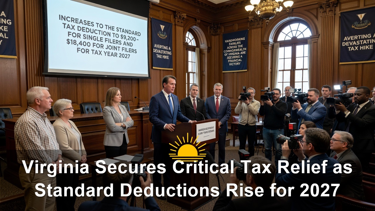 Virginia Secures Critical Tax Relief as Standard Deductions Rise for 2027