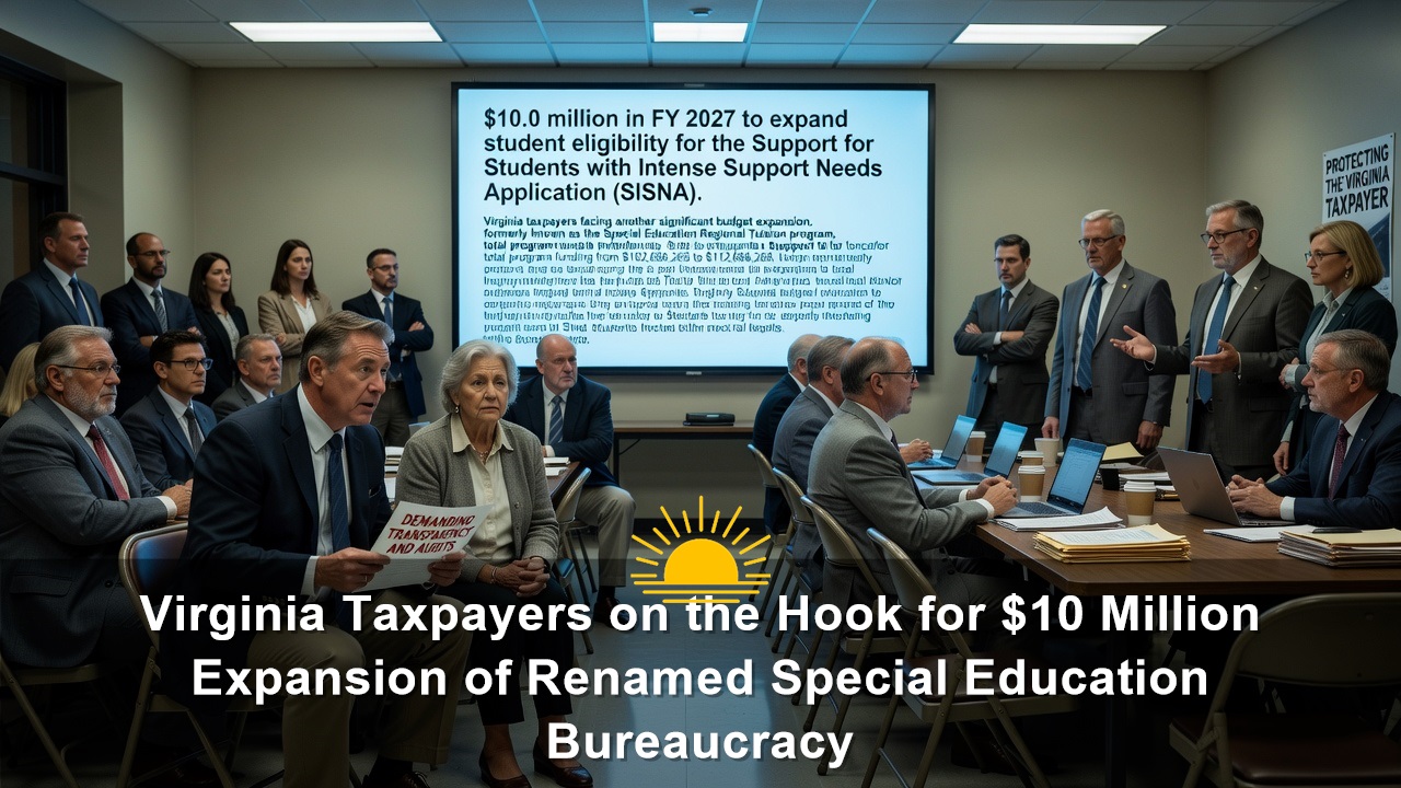 Virginia Taxpayers on the Hook for $10 Million Expansion of Renamed Special Education Bureaucracy