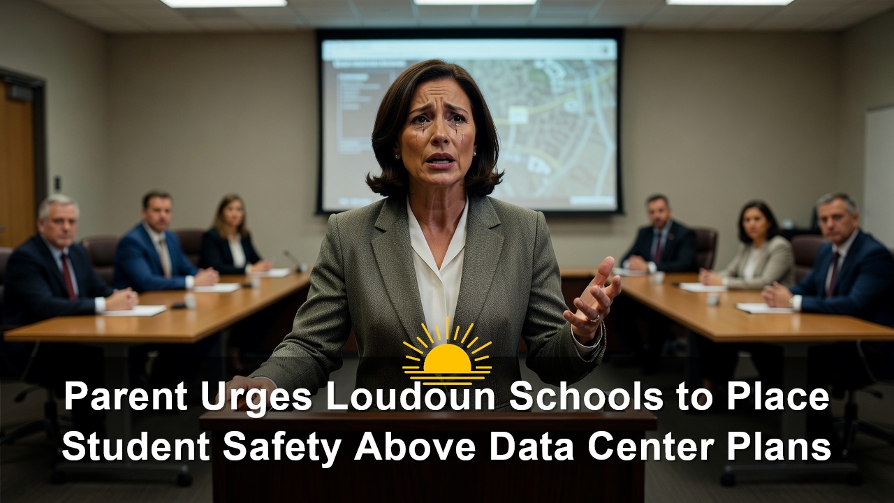 Parent Urges Loudoun Schools to Place Student Safety Above Data Center Plans