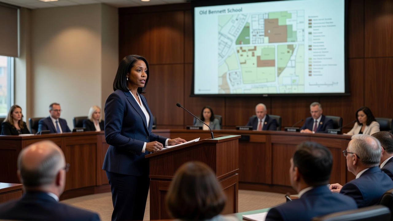 Supervisor Addresses Old Bennett School Property Concerns at County Meeting