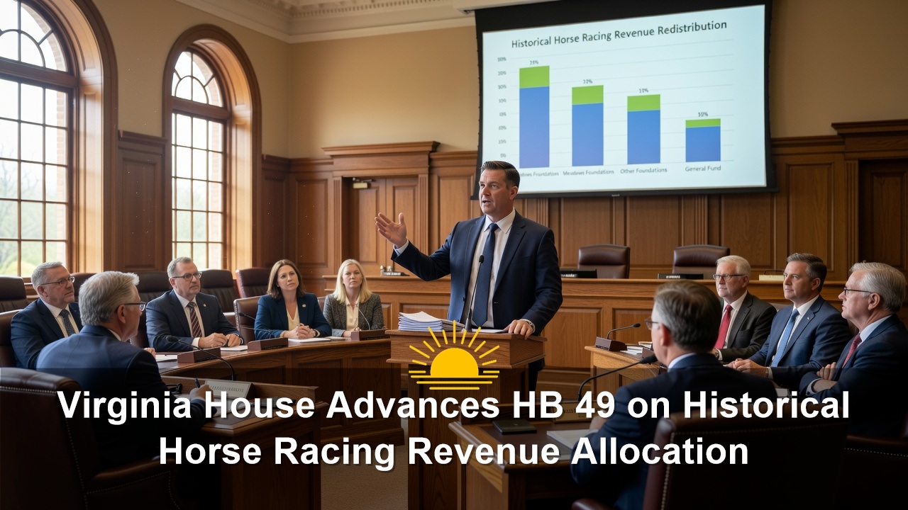 Virginia House Advances HB 49 on Historical Horse Racing Revenue Allocation