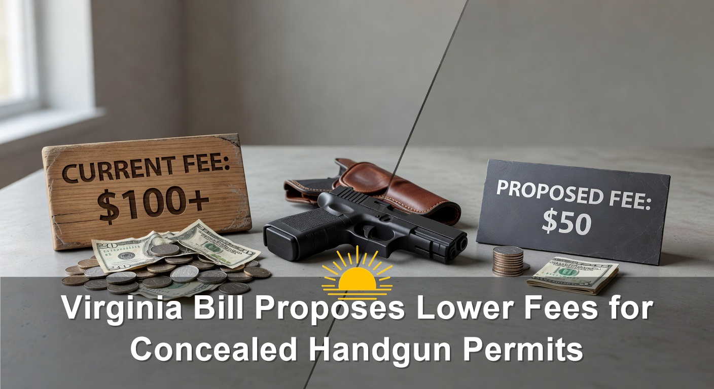 Virginia Bill Proposes Lower Fees for Concealed Handgun Permits