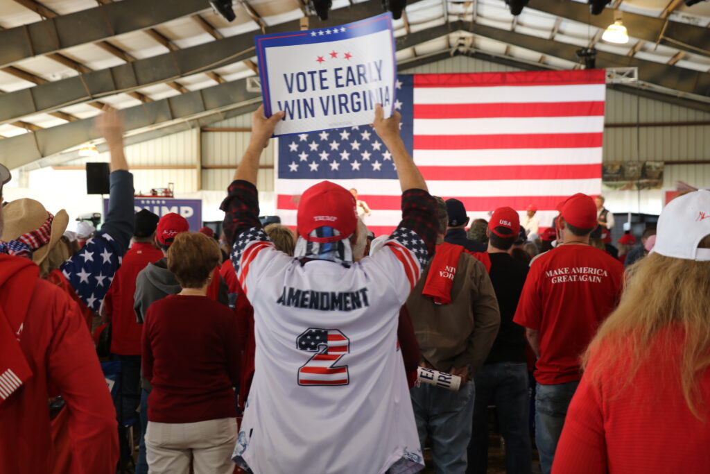 Lynchburg Republicans on Tuesday filed a federal suit seeking to overturn a new law that effectively bans party-run conventions in Virginia. (Photo by Charlotte Rene Woods/Virginia Mercury)