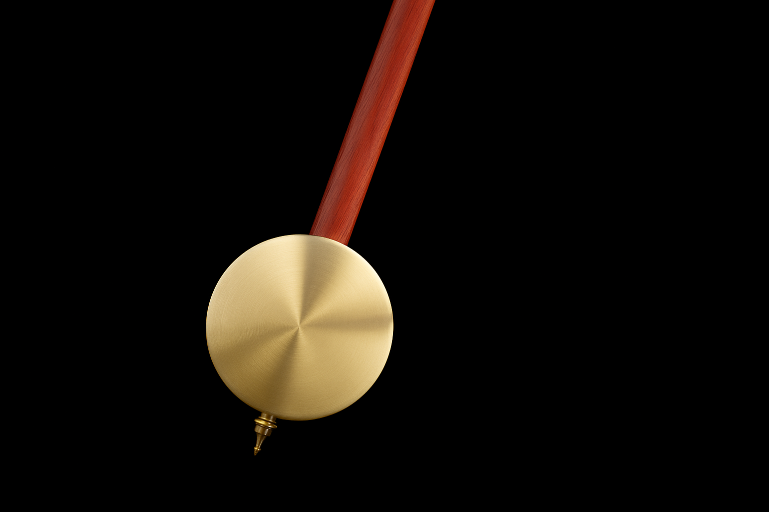 Pendulum swinging left