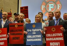Abigail Spanberger vetoes bills allowing public employees to collectively bargain working condition, wages
