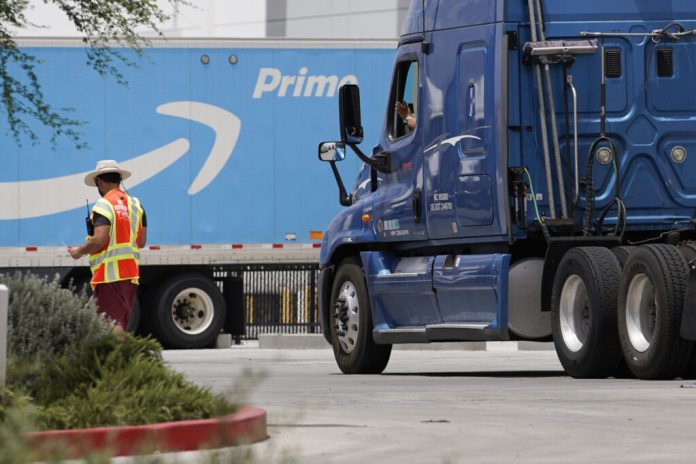 By scouring available public records and submitting Freedom of Information Act requests, we learned that local governments in the commonwealth have allocated at least 19.6 million gallons a day to Amazon, guest columnists Eric Bonds, Braderick Hatch and Fiona Steffens write. (Photo by George Frey/Getty Images)