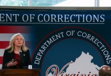 Spanberger unveils reformed practices for Va. prisons and council on corrections Gov. Abigail Spanberger announced she has created the Governor’s Community Partnership Council On Corrections on June 23 at the Virginia Department of Corrections headquarters in Richmond. (Photo by Charlotte Rene Woods/Virginia Mercury)
