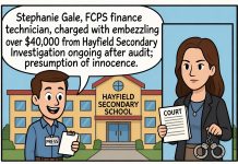 Fairfax County Public Schools Employee Charged with Embezzling Over $40,000 from Hayfield Secondary School