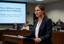 Mother Speaks to Prince William County School Board on Autistic Students