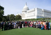 Hindu Advocacy Day on Capitol Hill celebrates America 250. Bipartisan support from Congressional Reps against rising Hinduphobia and Hate CoHNA-Hindu-Day-of-Advocacy_Group-photo-1024x683