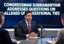 Congressman Suhas Subramanyam Addresses Questions on Alleged Organizational Ties