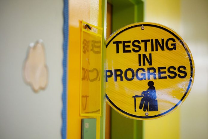 Virginia Department of Education officials are seeking vendors to develop and modernize the state’s next SOLs assessment. (Photo by Sam Owens/San Antonio Express-News via Getty Images)