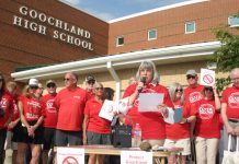 Goochland residents rebuff data center developer Tract ahead of permit application Cynthia Haas speaks against data center development in Goochland County, July 2026. (Photo by Shannon Heckt/Virginia Mercury)