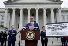 Justice Department Files Lawsuit Against Virginia Over Semi-Automatic Rifle Restrictions