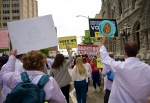 Virginia’s abortion amendment faces legal challenges over procedural step, language Attendees of the Virginia March For Life on April 22, 2026. (Photo by Charlotte Rene Woods/Virginia Mercury)