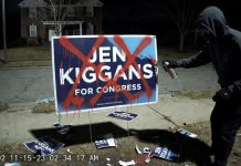 Video Shows Campaign Sign Vandalism Involving Jen Kiggans Materials