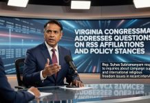 Virginia Congressman Addresses Questions on RSS Affiliations and Policy Stances