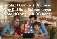 Rep. Suhas Subramanyam Votes Against KIDS Act Despite Having Children of His Own