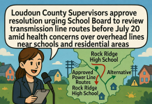 Loudoun County Board of Supervisors Requests School Board Review of Transmission Line Routes to Address Community and Health Priorities Loudoun County Board of Supervisors Requests School Board Review of Transmission Line Routes to Address Community and Health Priorities