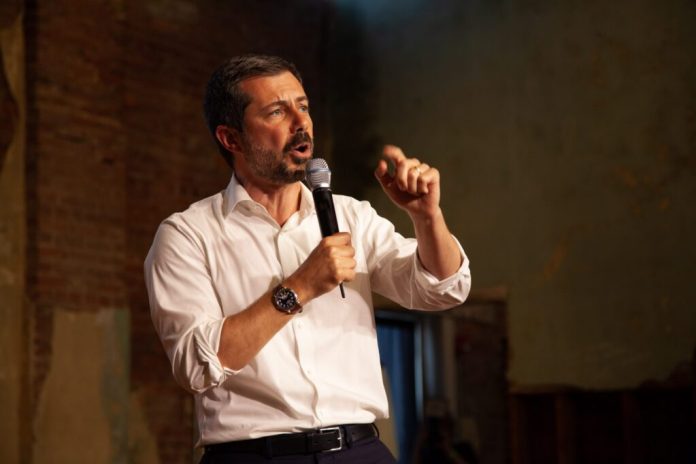 Former U.S. Transportation Secretary Pete Buttigieg, a 2020 presidential candidate, has endorsed three Democrats running in Republican-held Virginia congressional districts ahead of the Aug. 4 primary. (Photo by Katie Adkins/Arkansas Advocate)