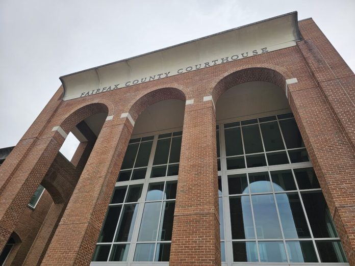 The Fairfax County courthouse. (Photo by Charlie Paullin/Virginia Mercury).