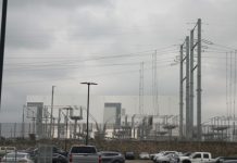SCC orders Dominion to develop tariff to assign more transmission costs to data centers Transmission lines near a data center in Prince William County. (Photo by Shannon Heckt/Virginia Mercury)