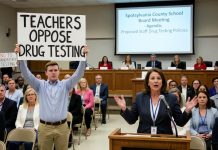 Spotsylvania County Teachers Oppose Drug Testing at School Board Meeting